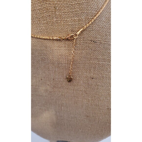 BETSEY JOHNSON SIGNED Gold Toned 26in Adjustable Chain Only Replacement Necklace - Picture 3 of 5